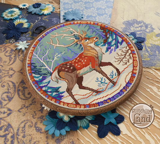 Winter Guardian Cross Stitch Pattern