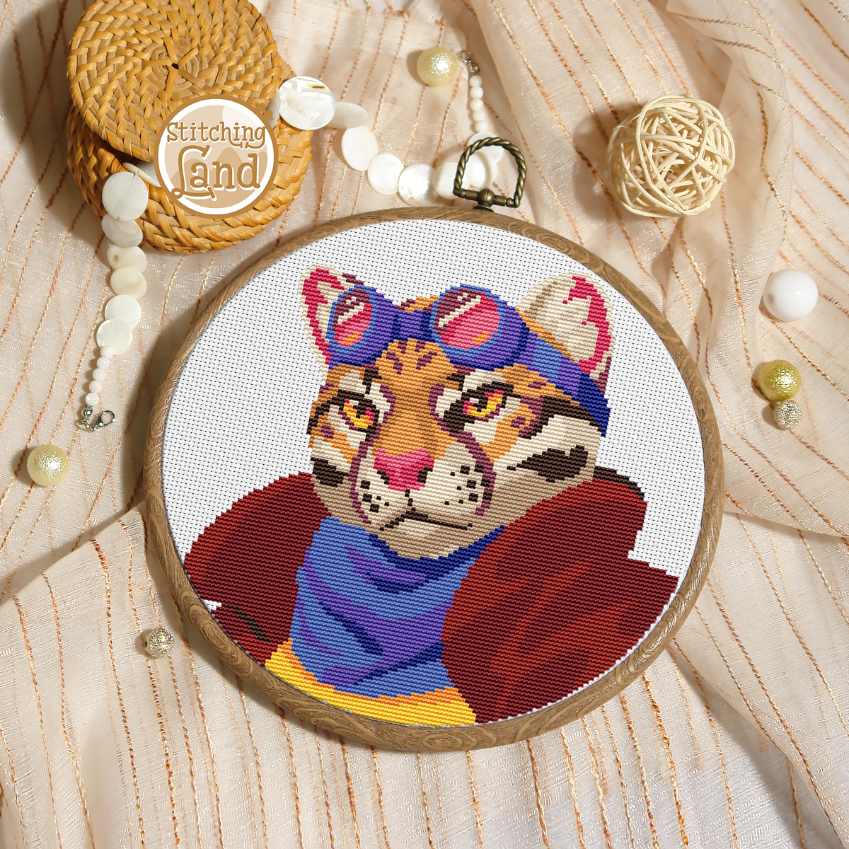 Mr. Ocelot Cross Stitch Pattern