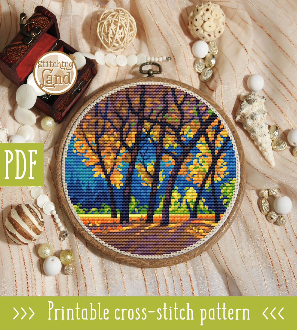 Autumn Forest II Cross Stitch Pattern – Stitchingland