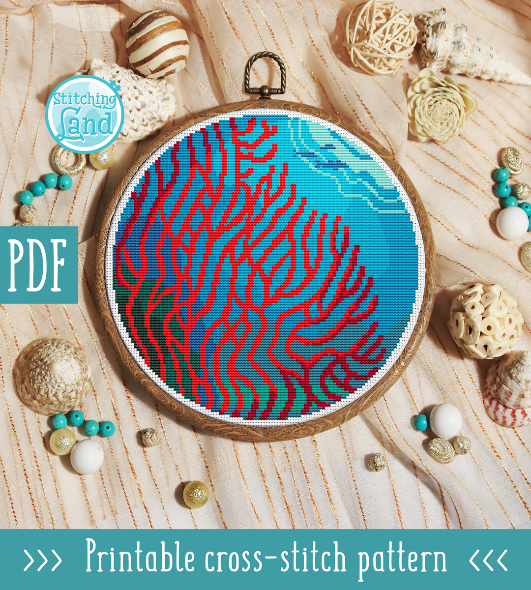 Corals Cross Stitch Pattern