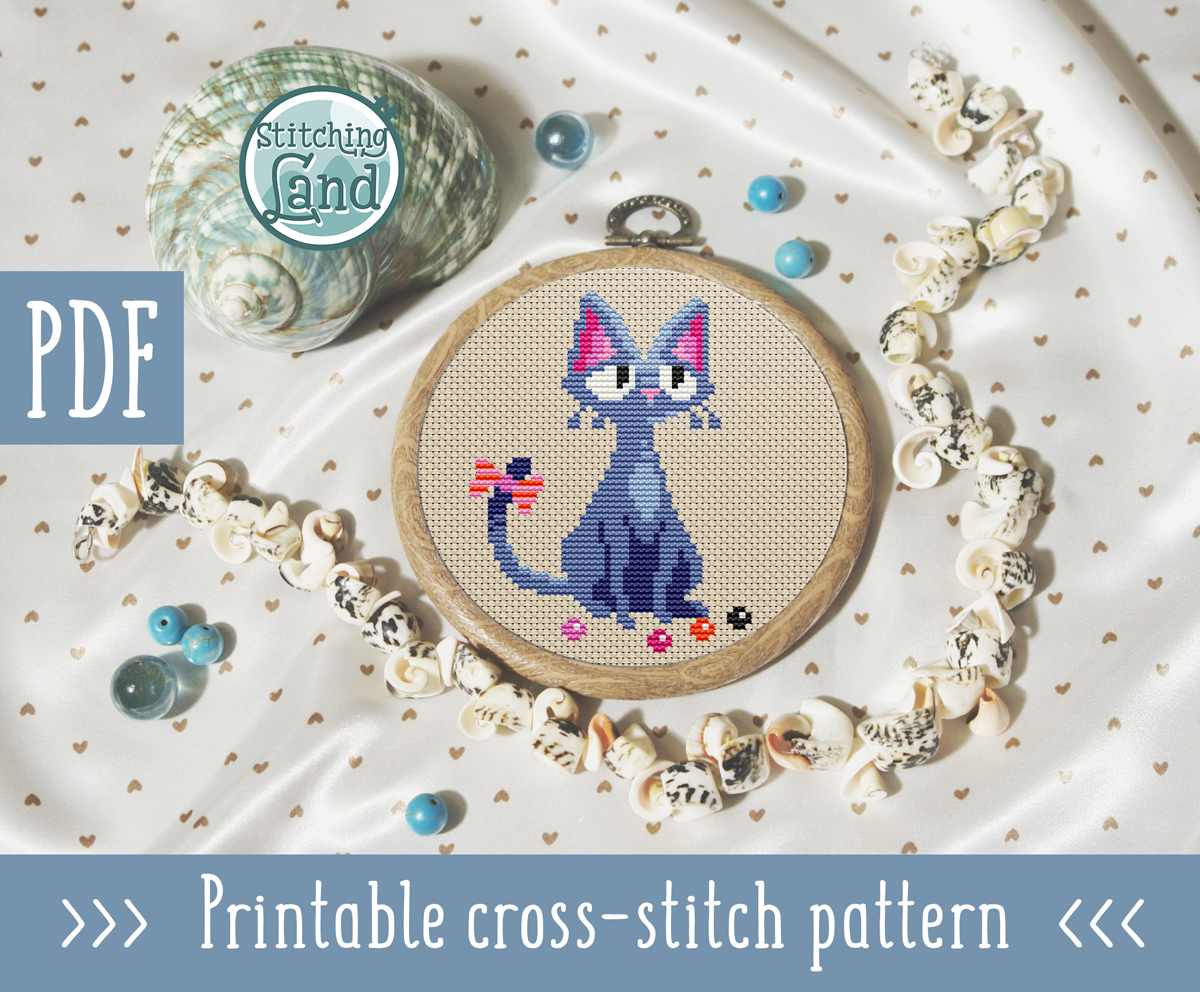 Kitty Cross Stitch Pattern