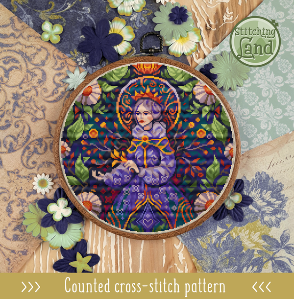 Princess Cross Stitch Pattern – Stitchingland