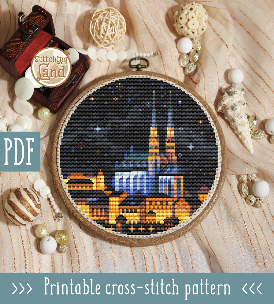 St. Peter & Paul Cathedral Cross Stitch Pattern