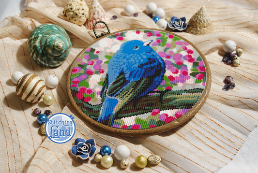 Blue Bird II Cross Stitch Pattern