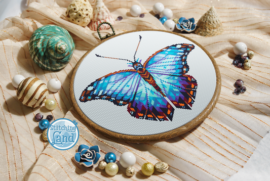 Bright Butterfly IV Cross Stitch Pattern