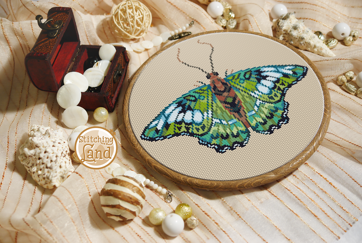 Bright Butterfly VIII Cross Stitch Pattern