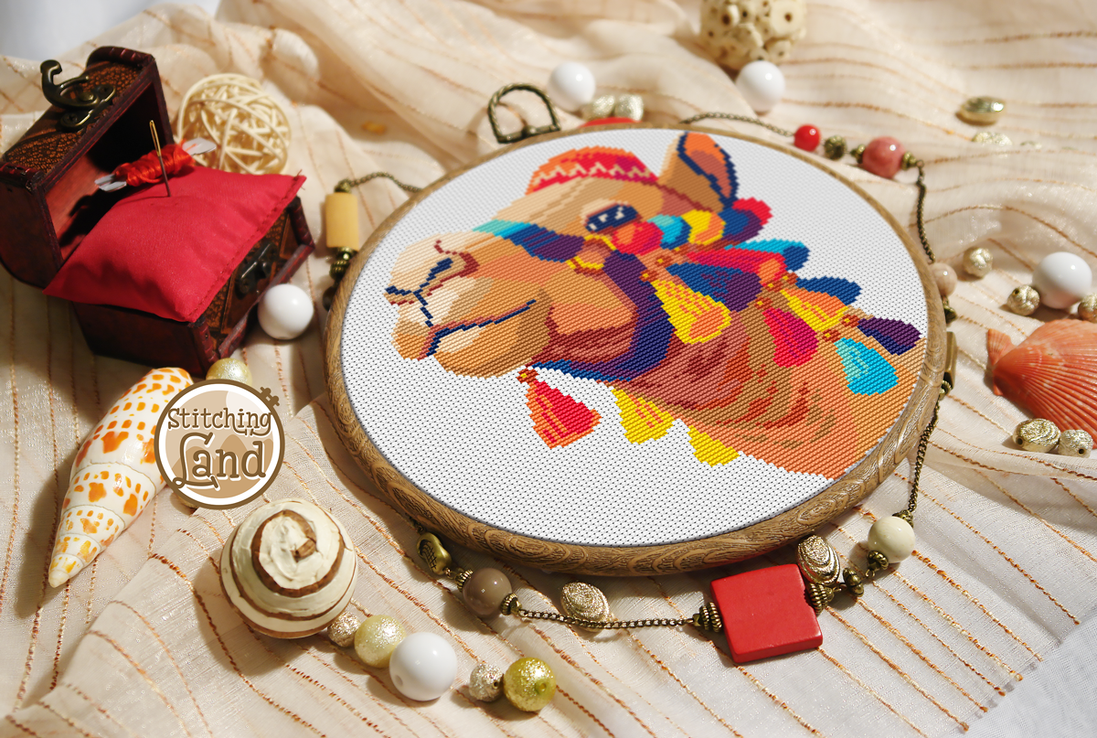 Camel Cross Stitch Pattern