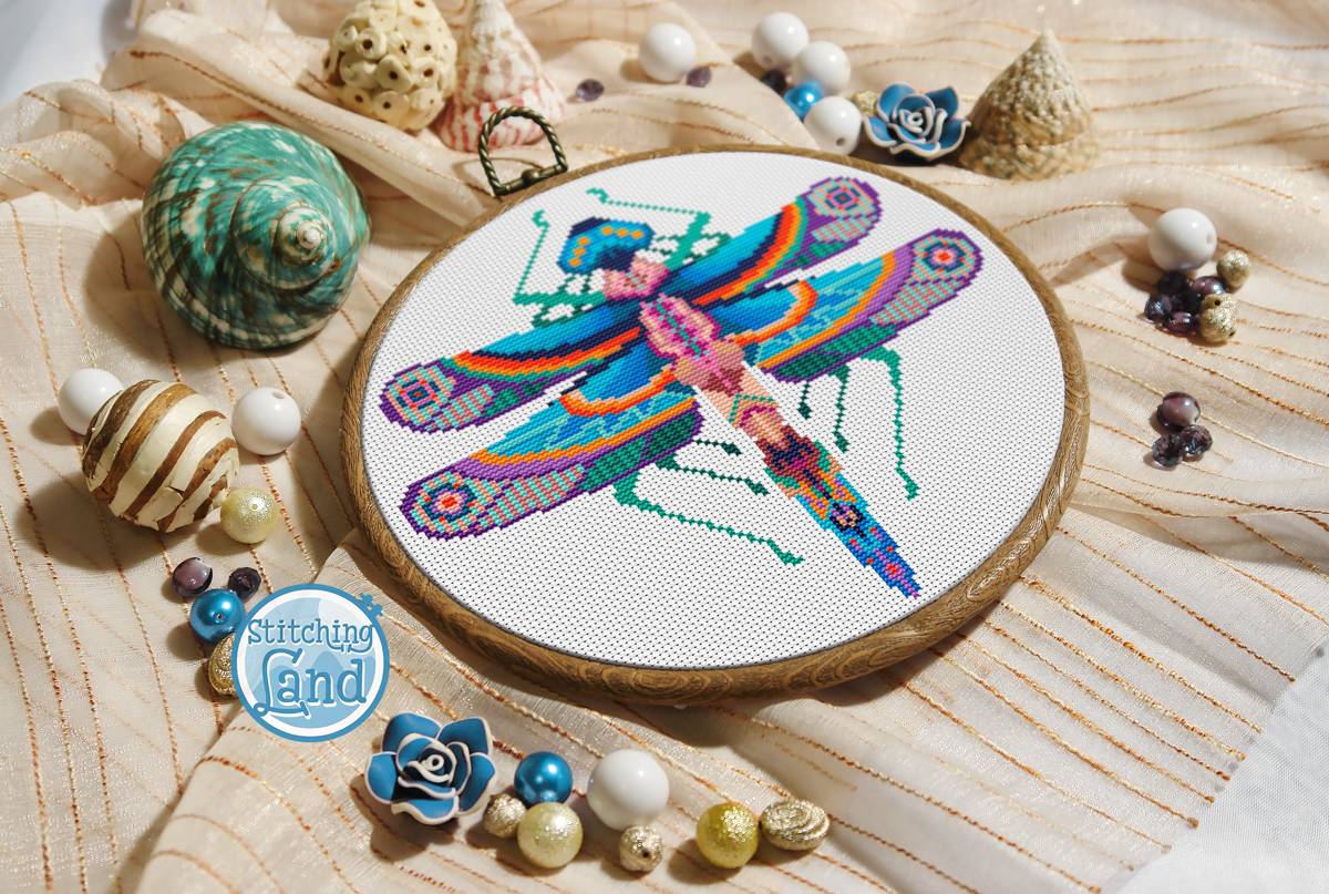 Dragonfly Cross Stitch Pattern