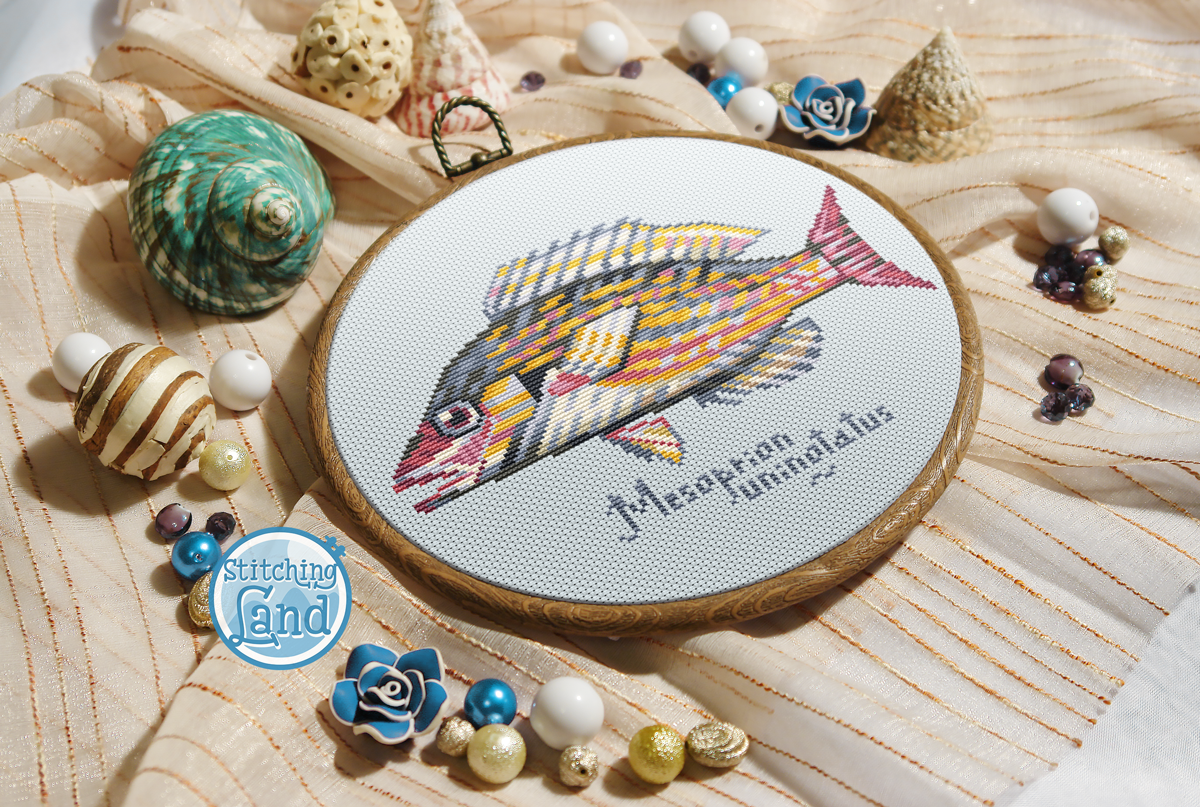 Fish Mesoprion Cross Stitch Pattern