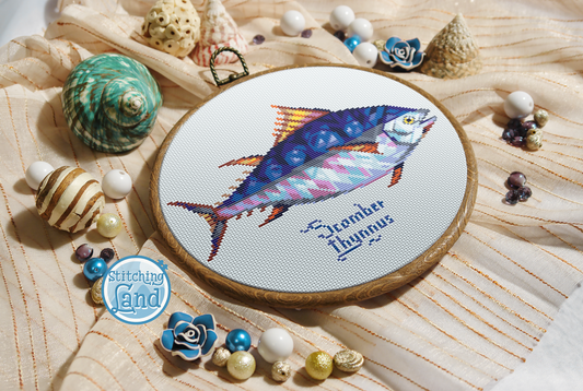 Fish Tuna Cross Stitch Pattern