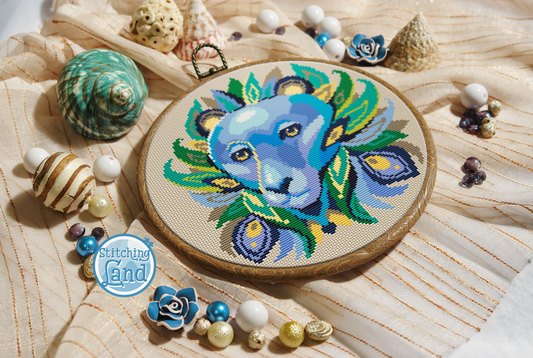 Lion Cross Stitch Pattern