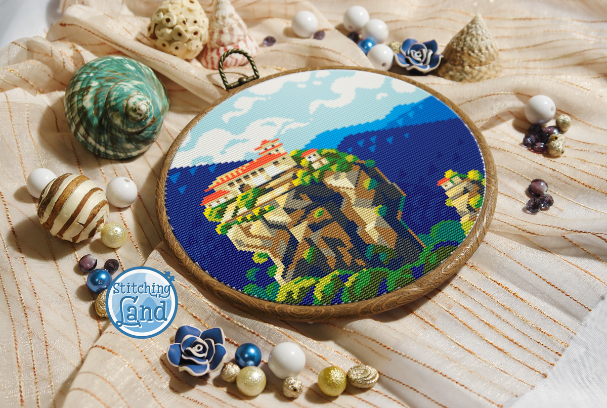 Meteora Cross Stitch Pattern