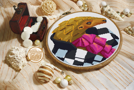 Mr. Armadillo Cross Stitch Pattern