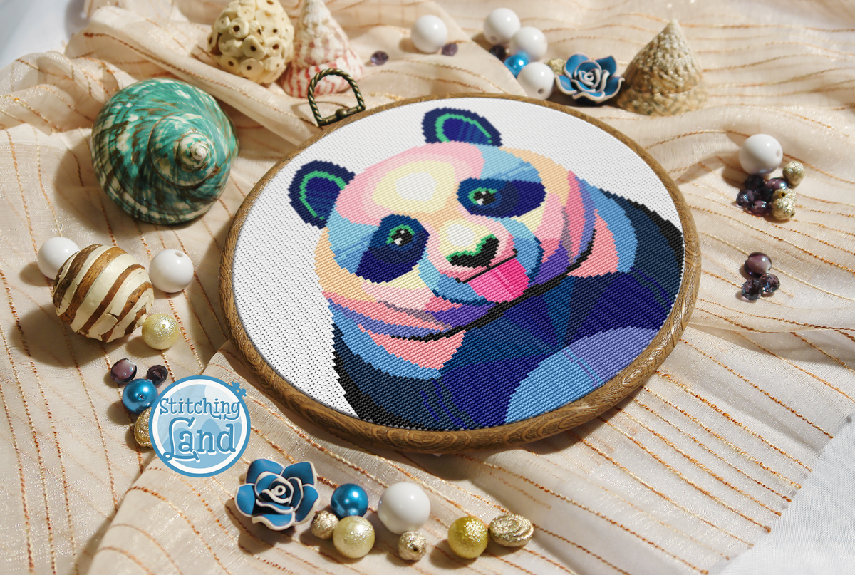 Panda II Cross Stitch Pattern