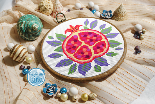 Pomegranate Cross Stitch Pattern