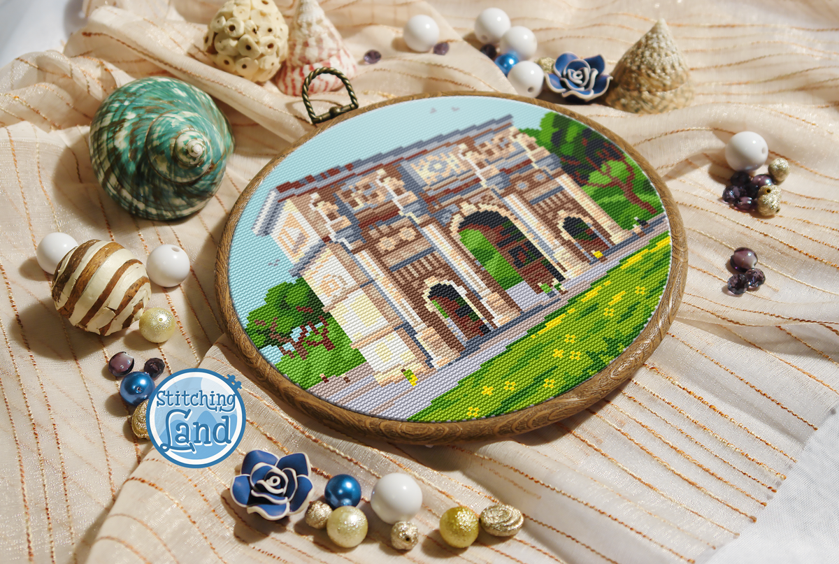 Triumphal Arch Cross Stitch Pattern