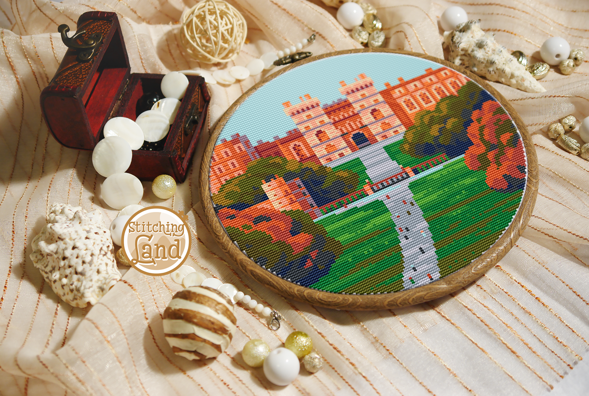Windsor Castle Cross Stitch Pattern