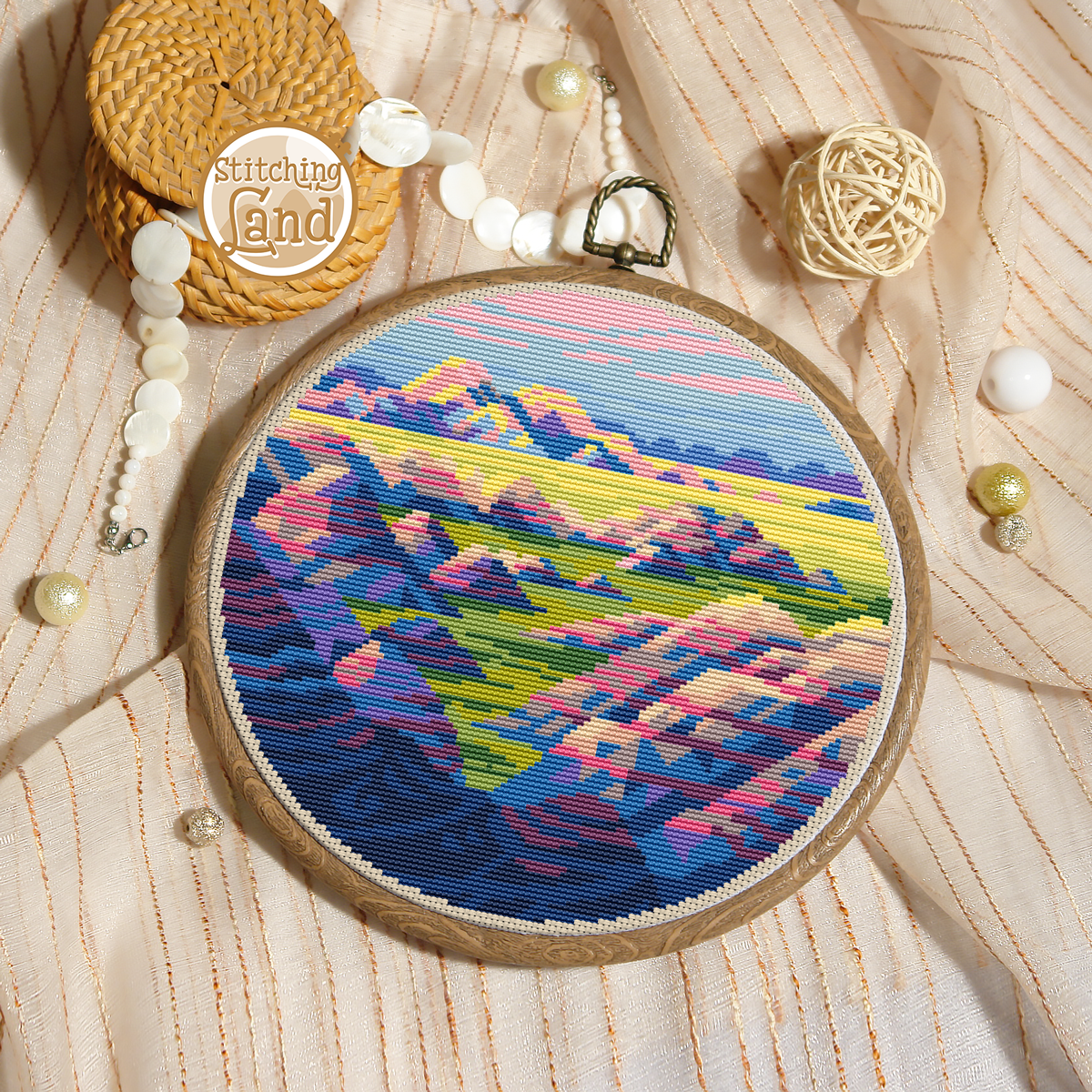 Badlands Pattern Badlands Cross Stitch Pattern – Stitchingland