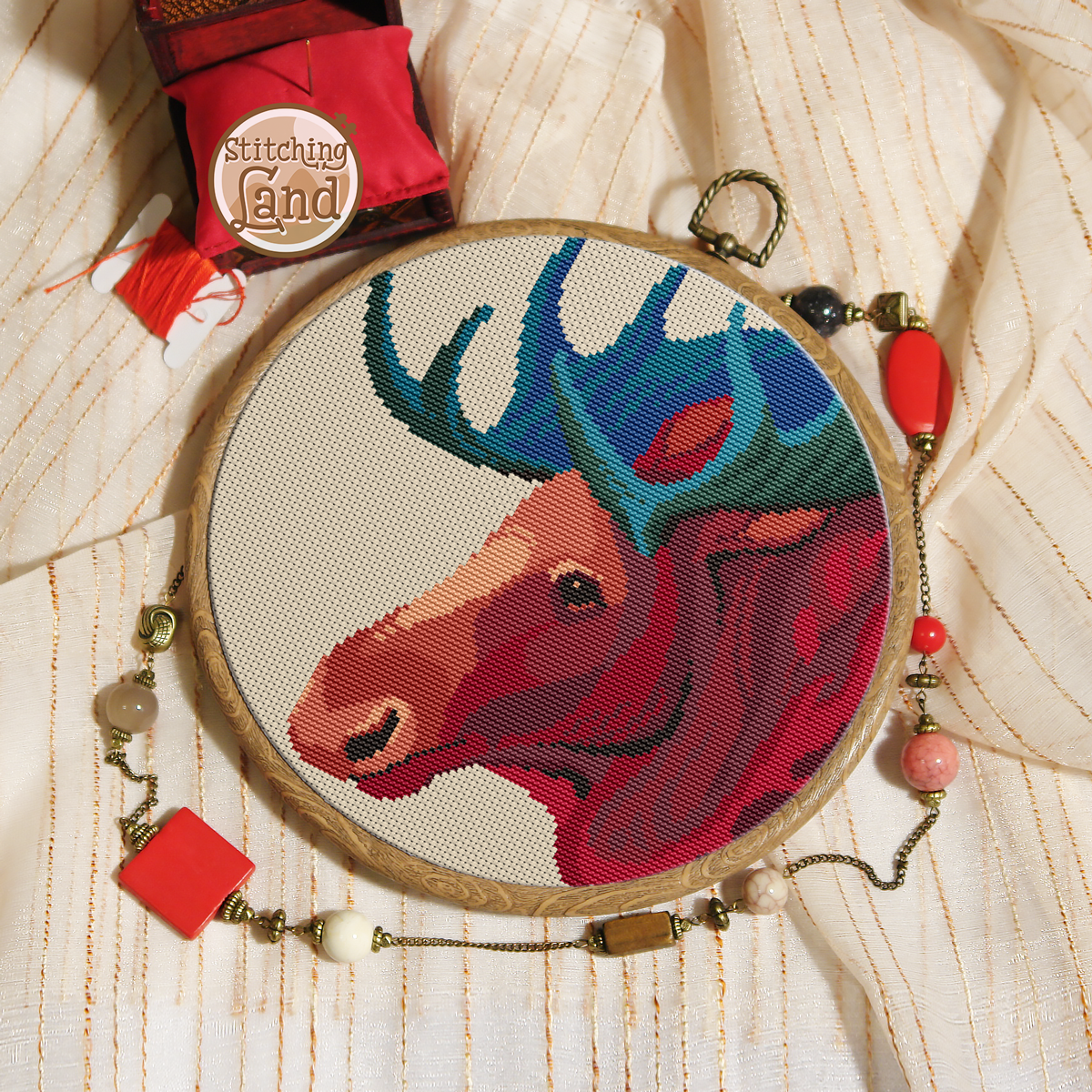 Moose Cross Stitch Pattern