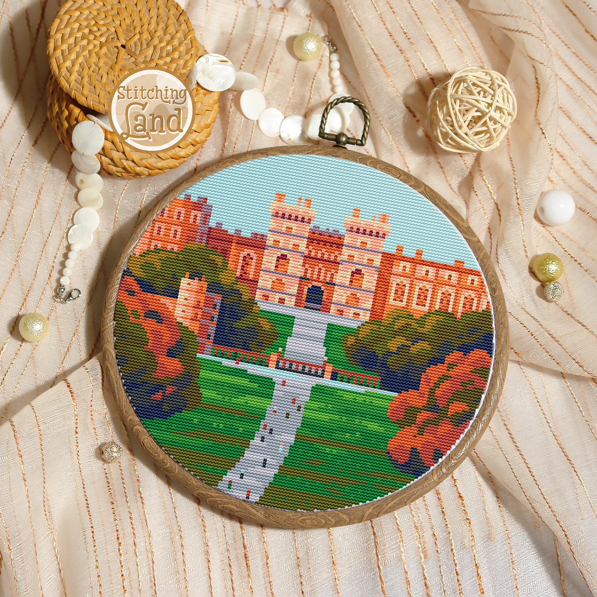 Windsor Castle Cross Stitch Pattern